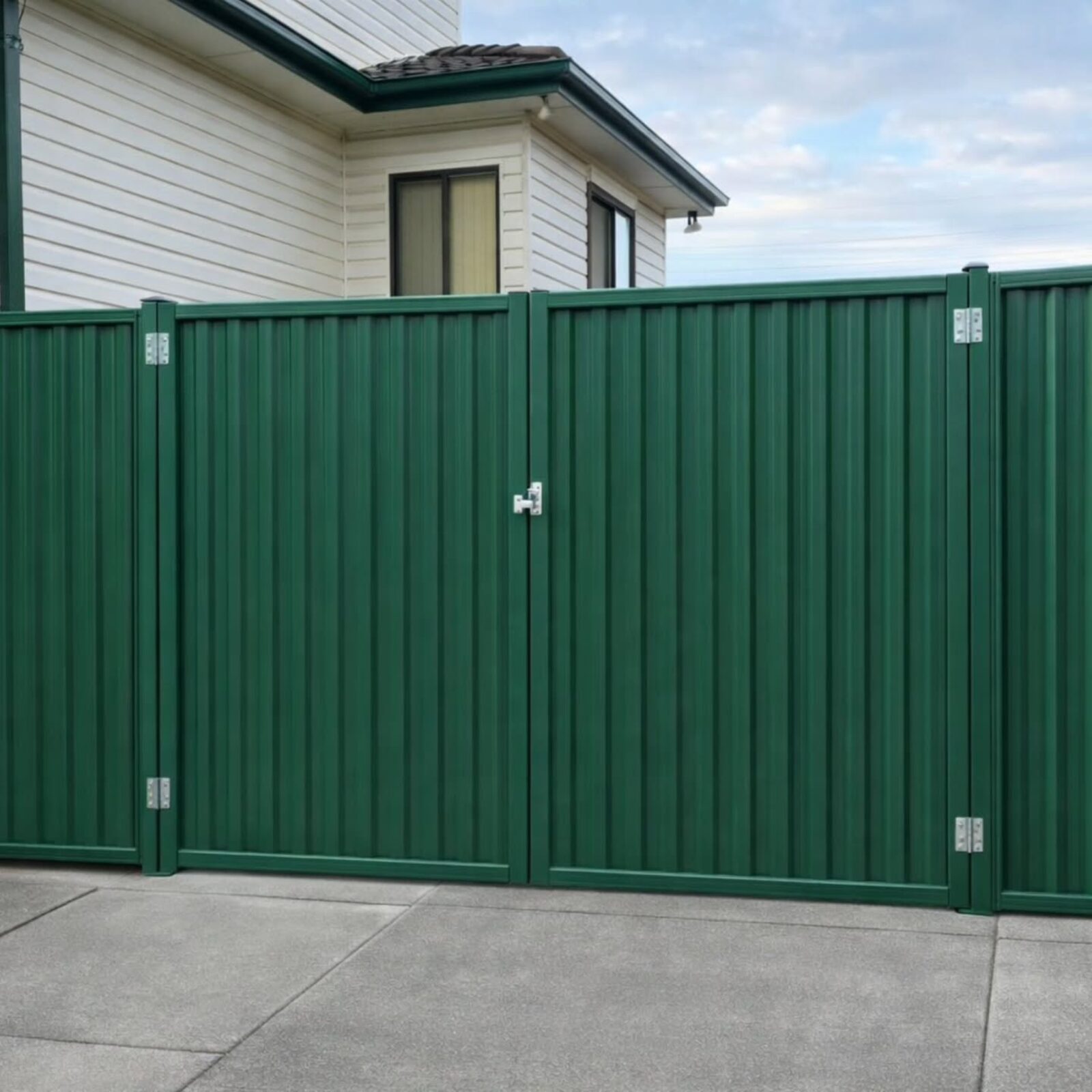 Colorbond fence installed by Crestline Fencing